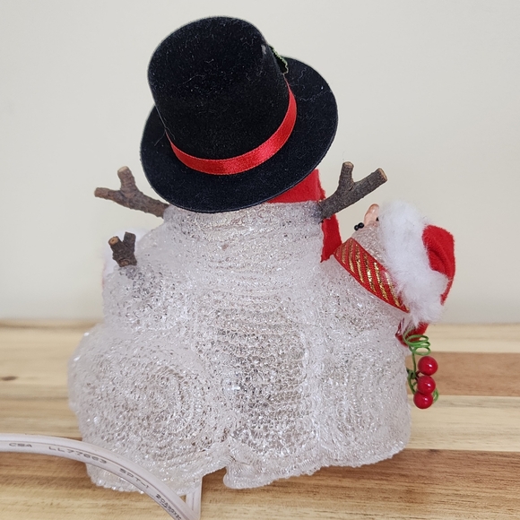 Vintage Christmas Snowmen Lamp - Picture 8 of 11